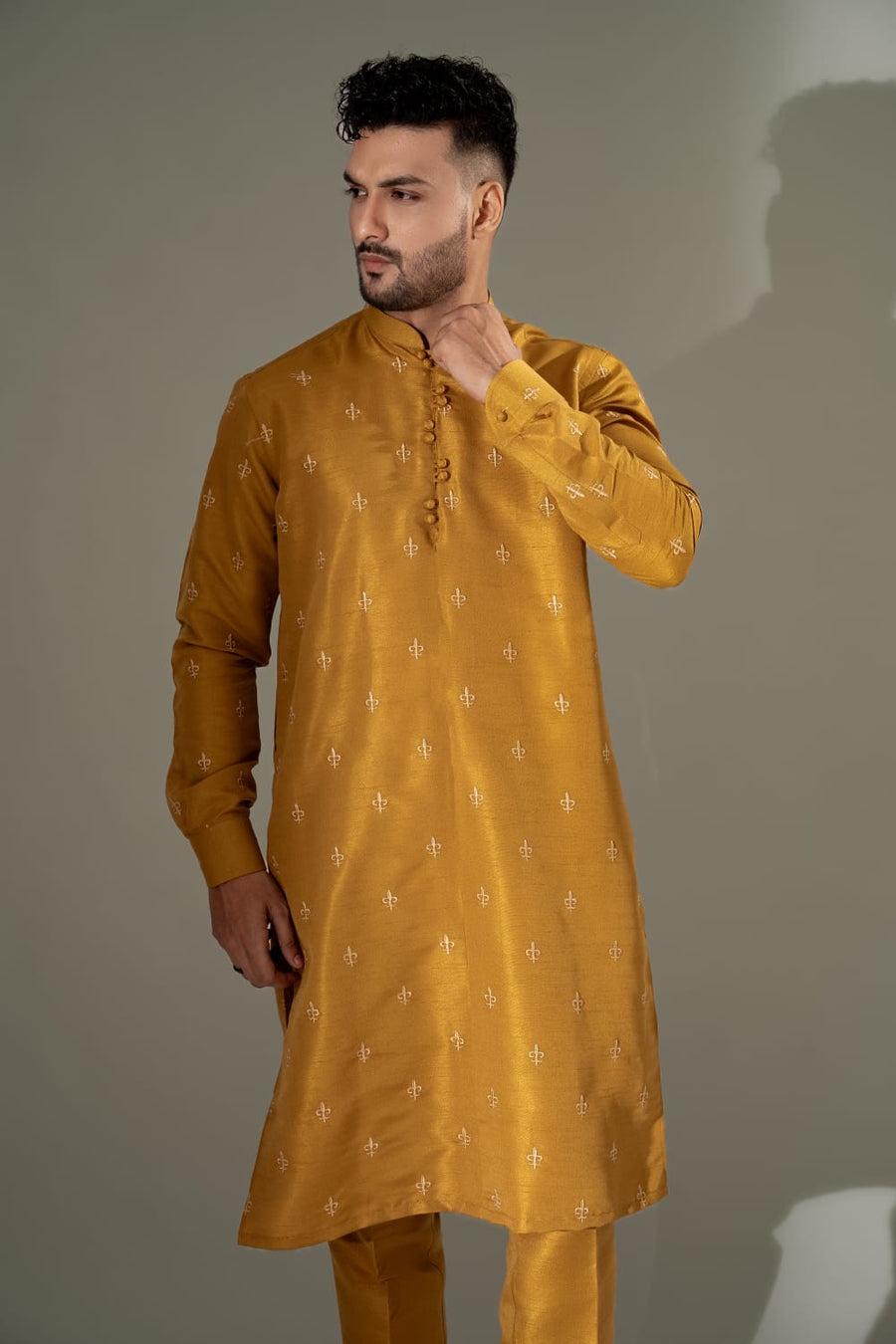 MUSTARD KURTA PAJAMA